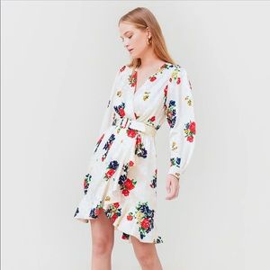 Tory Burch floral silk wrap dress